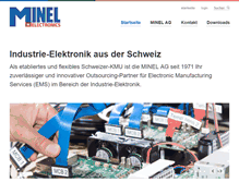 Tablet Screenshot of minel.ch
